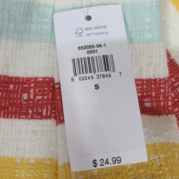 Old Navy Striped Tie-Front Button Tank Top - Picture 10 of 11